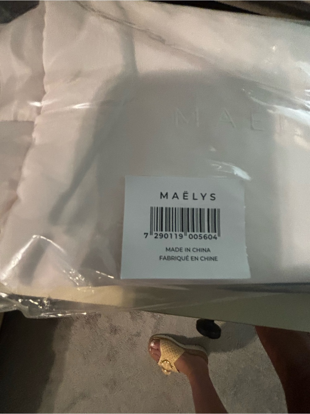 MAËLYS Cream Cosmetic Pouch